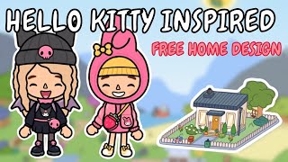 ✨ Free ✨ Hello Kitty & Friends Inspired Home 🍰🍓 Toca Boca Free House Ideas 💖 TOCA GIRLZ
