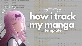 how I track my manga collection // 650+ volumes & template screenshot 4