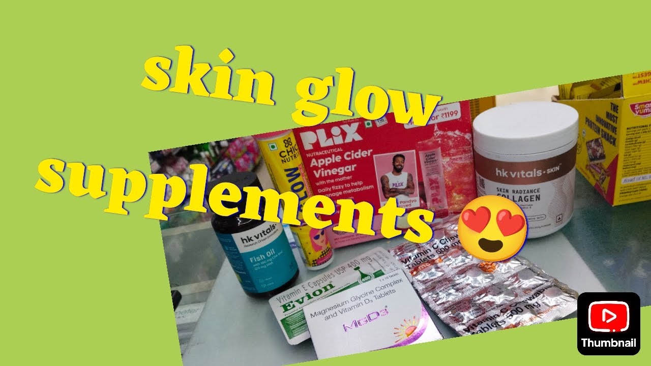Skin glow k liye mene purchase kiye kuch supplements ..😍👉#7