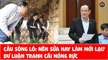 Cầu Sông Lô Nên Sửa Hay Làm Mới? Dư Luận Tranh Cãi Nóng Rực, Quốc Hội Quyết Xử Nghiêm