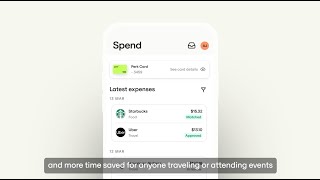 Perk: The intelligent platform for travel and spend.