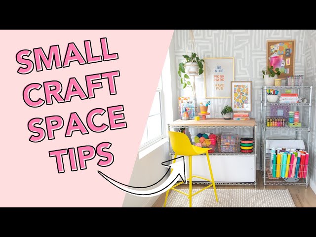 5 Creative Small Space Craft Storage and Decor Ideas