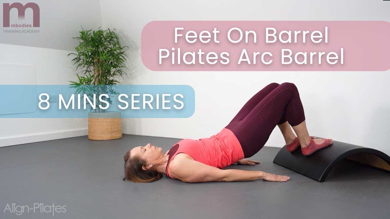 Feet On Pilates Arc Barrel