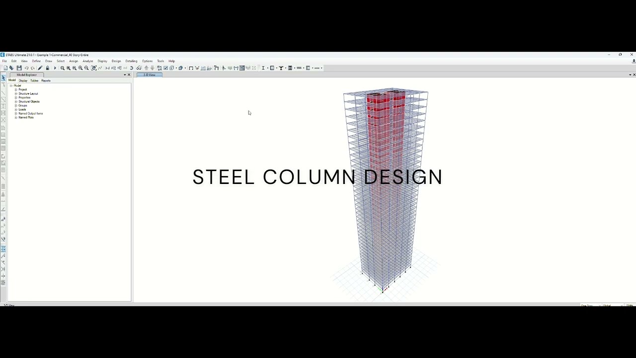NJIT CE495: Steel Column Design + Lateral System Design - YouTube