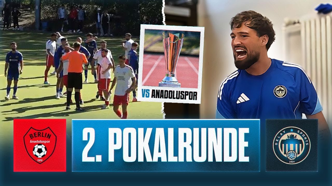 DRAMA im Pokal 😱 | Ausraster in Halbzeit?! 😳 | Delay Sports 2. POKAL RUNDE