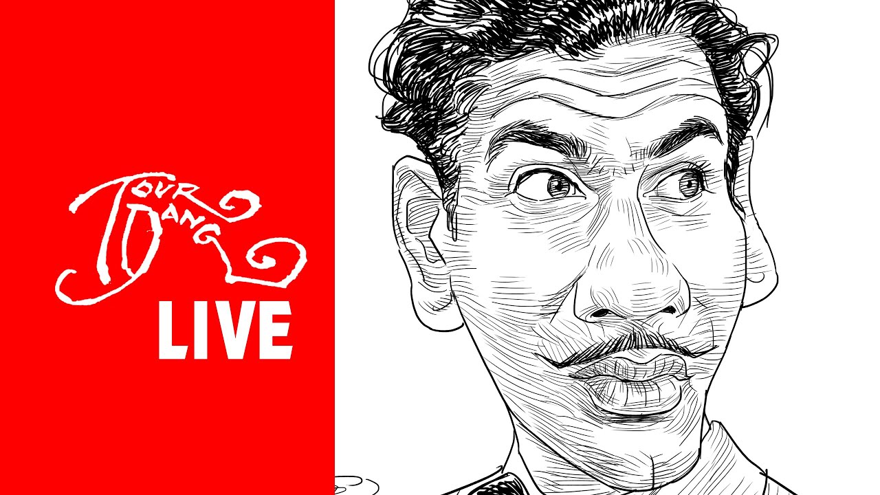 เทคนิคการวาด Leonid Kinskey (ลีโอนิด คินสกีย์) นักแสดงชาวอเมริกันเชื้อสายรัสเซีย (LIVE268)