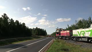 VR shunter passed KALASATAMANTIE level crossing @ Kaskinen, Finland