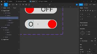 create toggle switch in figma #tamil #figma