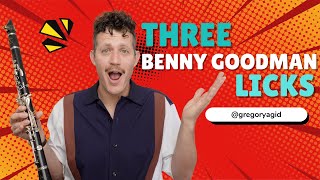 3 Benny Goodman Licks You Must Know