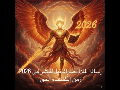 رسالة الملاك صرافائيل للبشر في 2026 زمن الكشف والحق