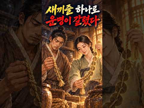 마님은 왜 마지막으로 새끼줄을 꼬게 했을까?#shorts