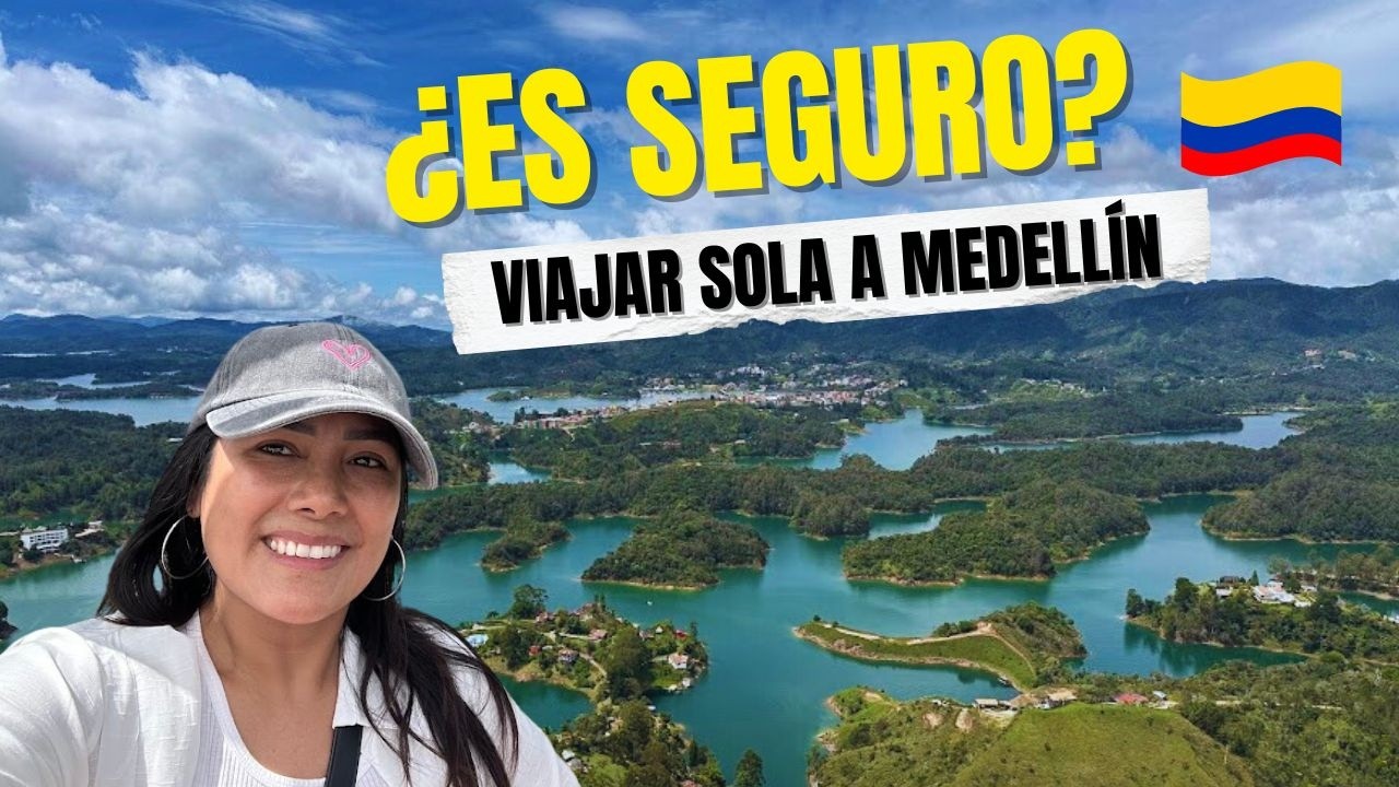 ¿ES SEGURO viajar sola a MEDELLÍN? 🇨🇴 Guía completa: Guatapé y Comuna 13