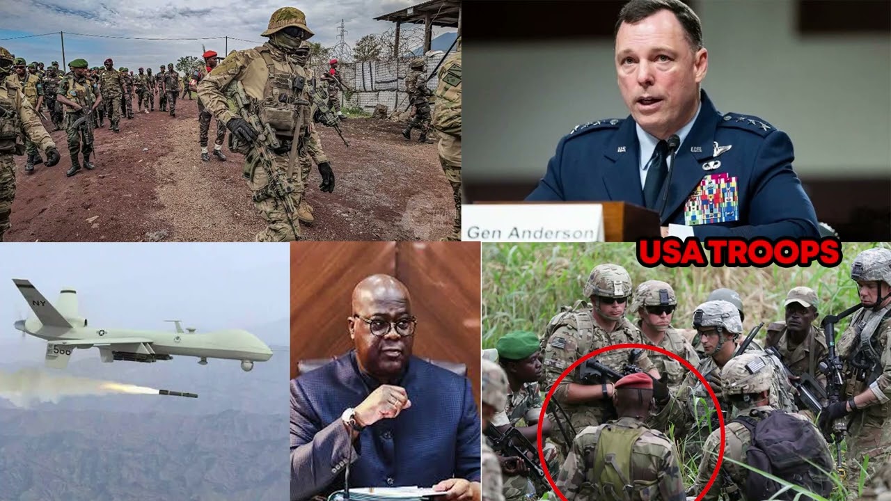 America yatangiye gufasha Congo urugamba?Drone zidasanzwe intambara yeruye,General wa USA na Felix