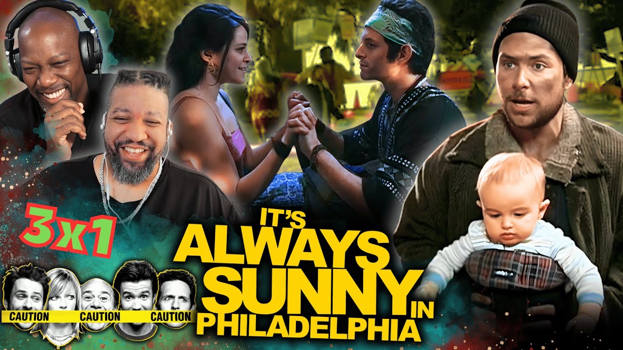 Они нашли МАЛЫША в мусорном контейнере?! | Реакция на «Всегда солнечно», 3 сезон, 1 серия