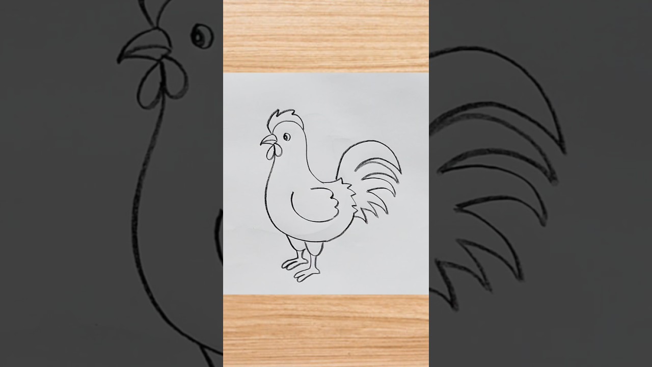 Рисунок петуха