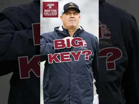 This is a BIG KEY for Boston College against Pitt #bcfootball