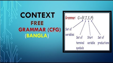 Context Free Grammar (CFG) Bangla || cfg || CFG || Bangla Tutorial .