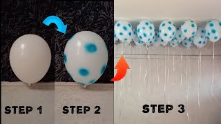 How To Use Glue Dots For Balloon  How To Stick Balloons On Wall