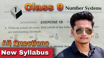 Class 9 ex 1B Number System Q1 to Q5 Rs Aggarwal Chapter 1 Exercise 1B CBSE Rajmith