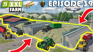 Compacting THE BIGGEST BUNKER in FS25 + 10.000.000L | The XXL FARM | Farming Simulator 25