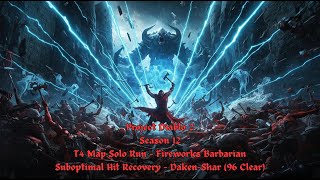 Project Diablo 2 | Season 12 | T4 - Daken-Shar - Solo Map Run Fireworks Barbarian Net Worth