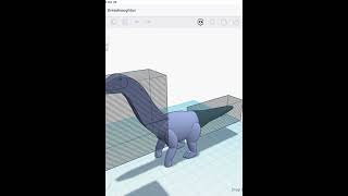 TinkerCad Dreadnoughtus work in progress