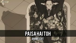 Paisa Hai Toh Song Anime Version | Sachin-Jigar, Vishal Dadlani, MellowD | @ShineWithUsOfficial