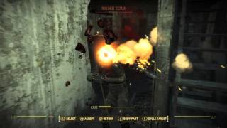 Fallout 4 Slo-mo fiery head pop