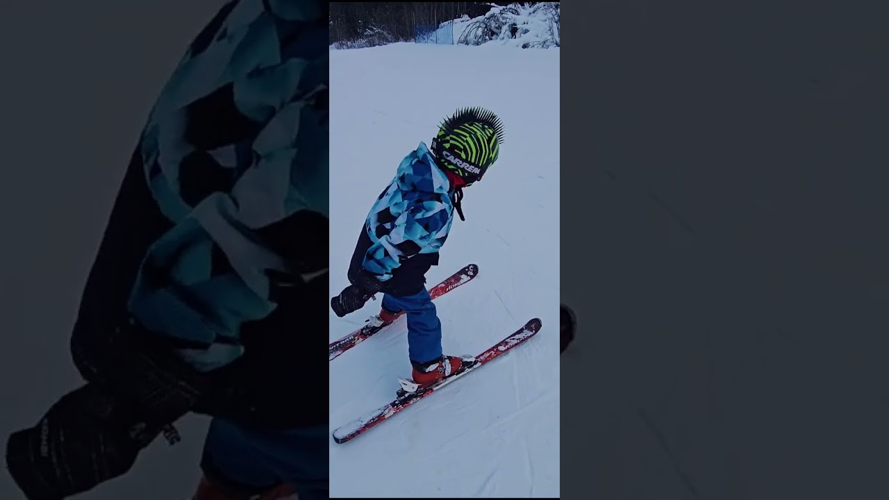 day 2 of learning to ski at Mt.Sima