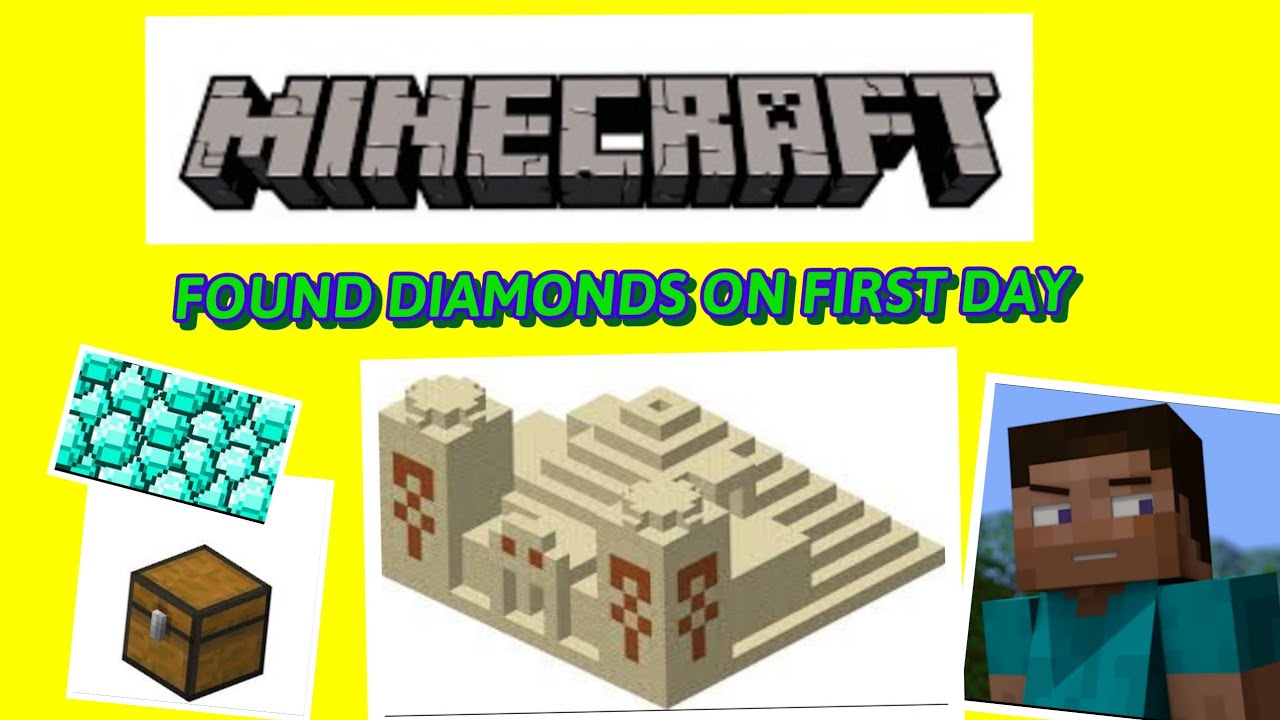 I FOUND DIAMONDS ON THE VERY FIRST DAY|| MINECRAFT PART 1||SOHIK GAMERS ...