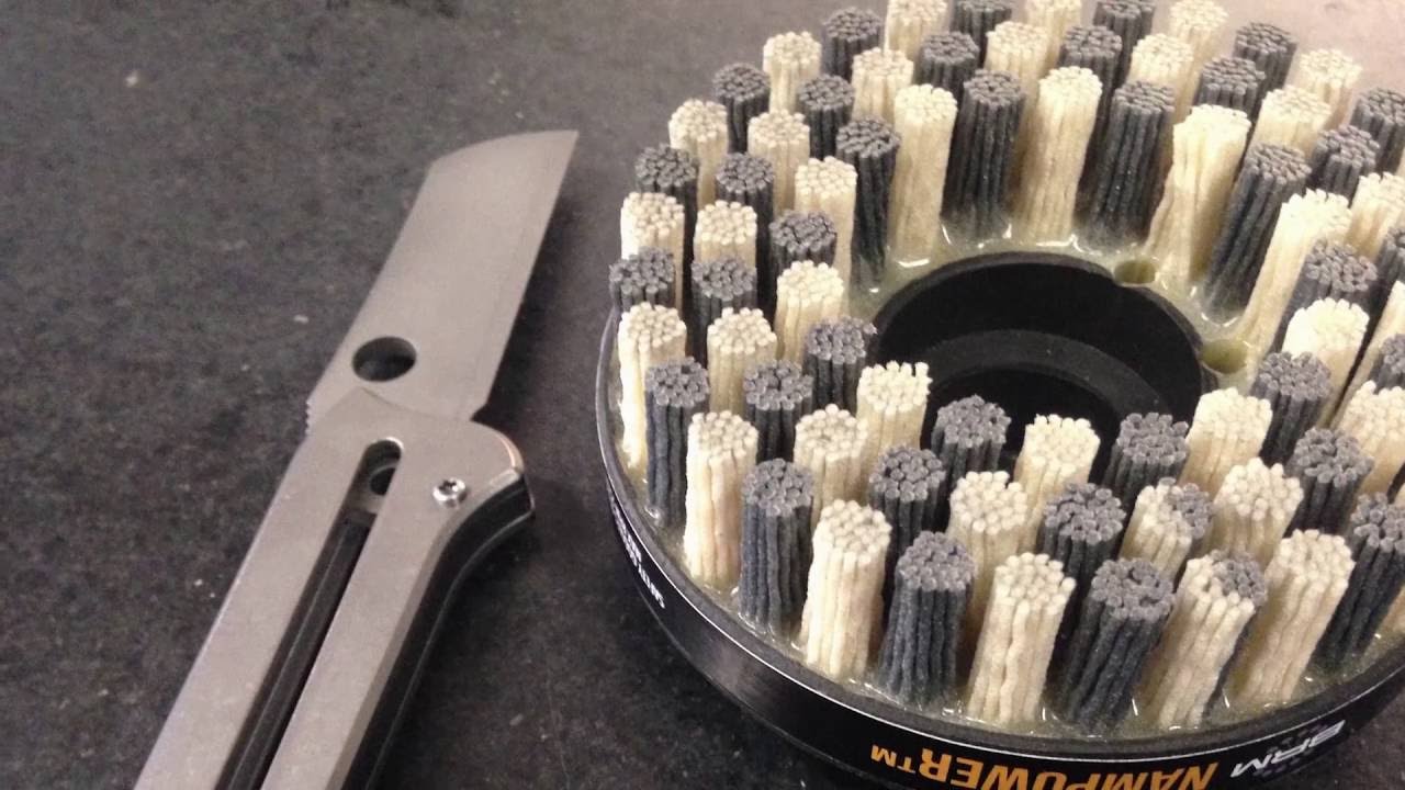 Why Balzano Knives Uses NamPower Brushes - YouTube