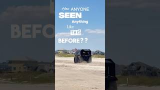 Saw A Sherp Amphibious Vehicle At Galveston Beach Drives On Land Water