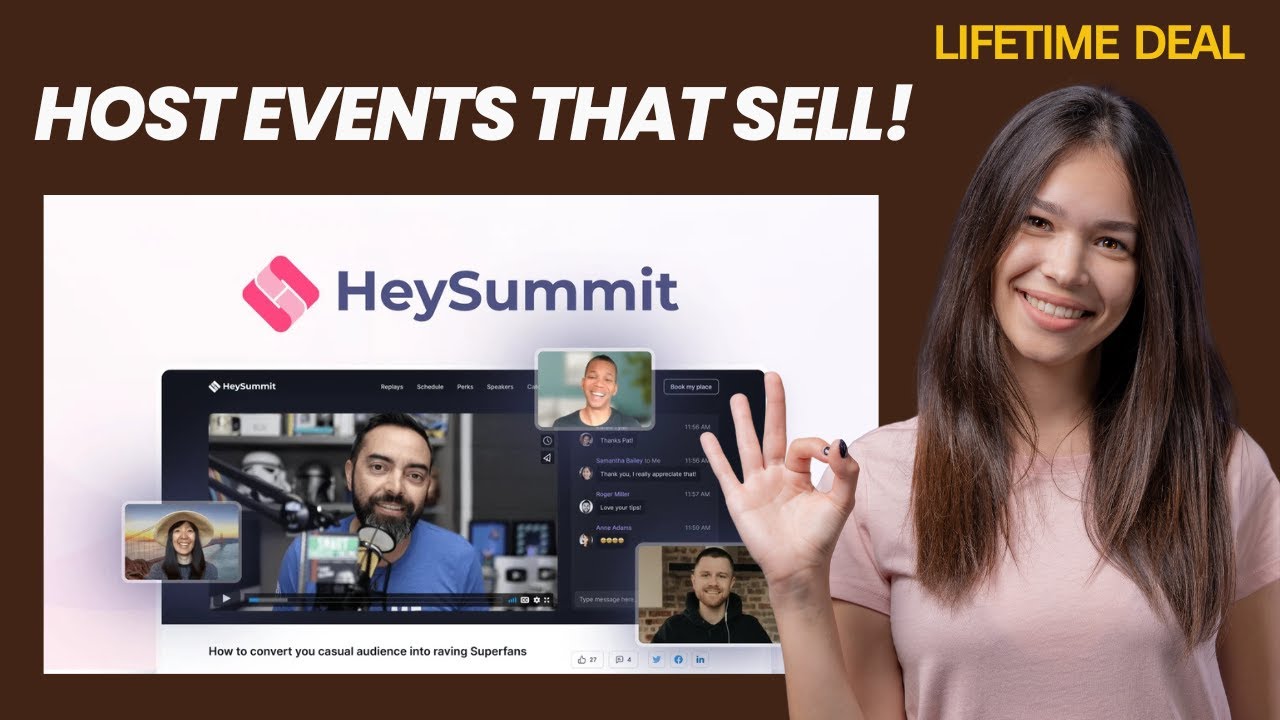 HeySummit Lifetime Deal I Host Virtual Events That Look Pro—and Actually Sell