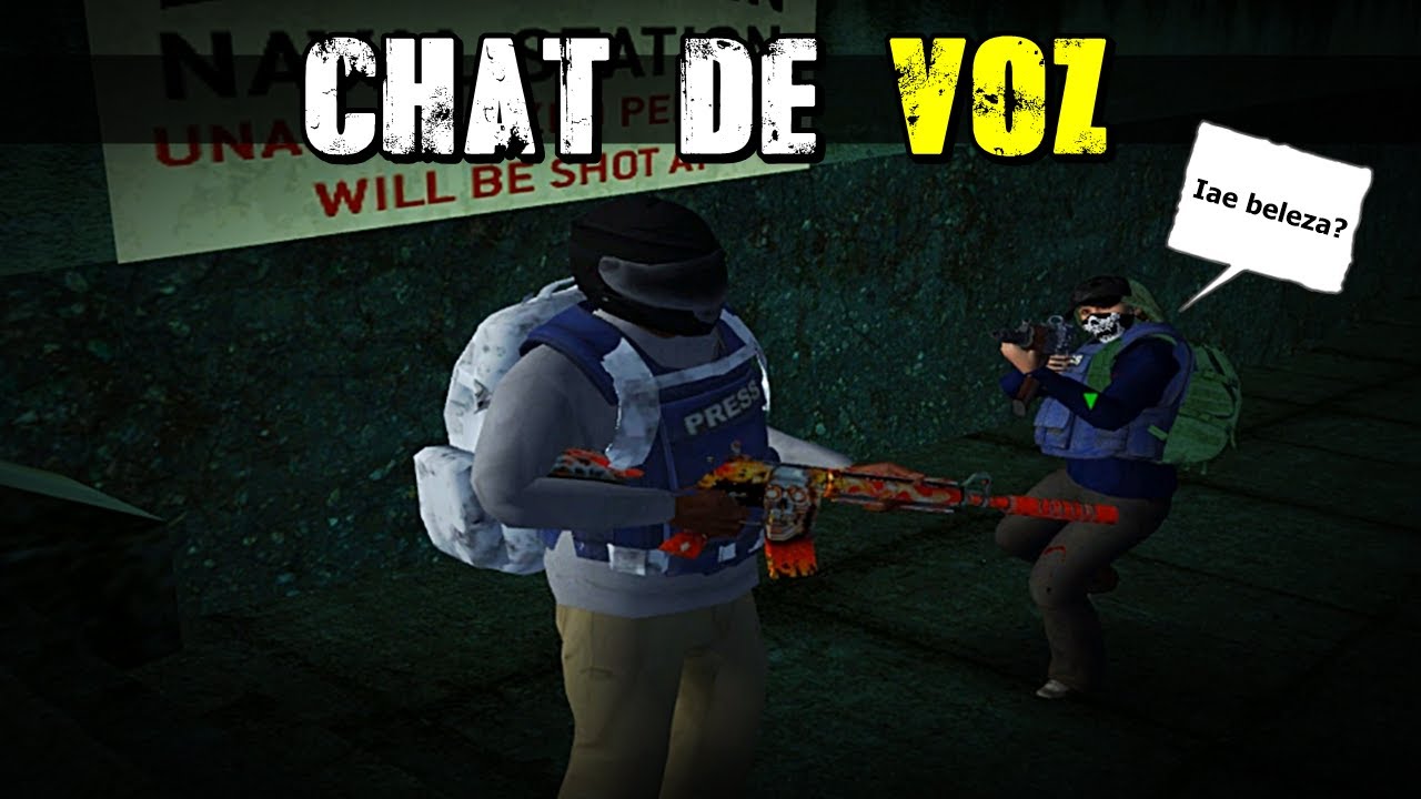 CHAT DE VOZ!! JOGANDO NO SERVIDOR BRASILEIRO USANDO O SISTEMA DE VOICE