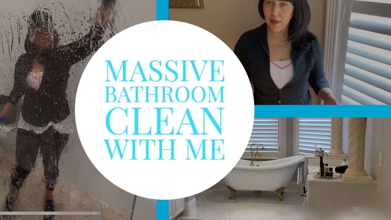Massive Master Bathroom Cleaning 