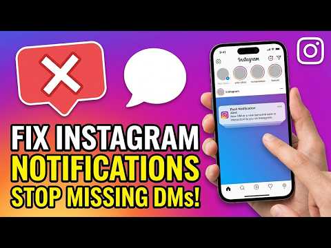 How to Fix Instagram Notifications Not Working & Messages Not Showing (2026)