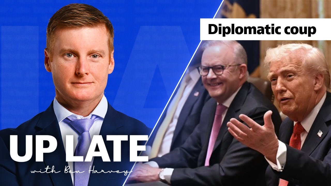 “Albo had a win in Washington despite the elephant in the room” | Up Late with Ben Harvey