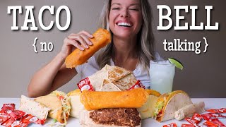 Taco Bell MUKBANG | No Talking (talking removed) | Crunch Wrap Supreme, Grilled Cheese Burrito, etc.