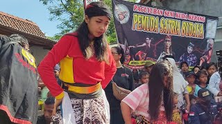 Full Atraksi Ganong Reog dan Jantur Kembang Ebeg Pemuda Satria Budaya Live Cindaga Kebasen