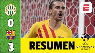 Ferencváros 0-3 Barcelona ESPECTACULAR. Goles de Griezmann, Dembélé y Braithwaite | Champions League