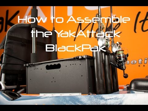 YakAttack BlackPak Kayak Fishing Crate - Black