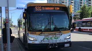 DRT 8608 on route 920 to Harmony Terminal