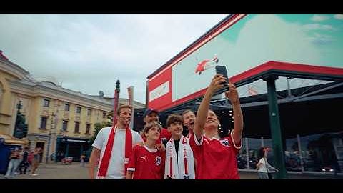 3D Billboard anamorphic DOOH for Austrian Airlines x ÖFB by rendersnek