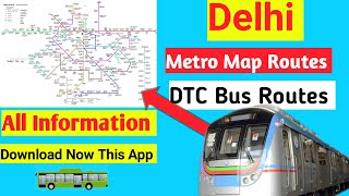 Delhi Metro Map Routes App kaise use kare | Metro map | screenshot 2