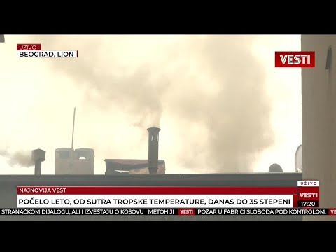 STRAŠNI PRIZORI SA LIONA: I dalje gori zgrada u Beogradu! TV Vesti na licu mesta!