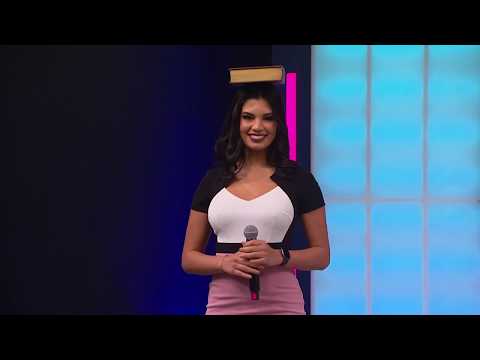 Samantha Batallanos le enseña a modelar a Paco
