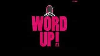 Video thumbnail of "cameo word up lyrics"