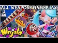 NINJALA ALL WEAPONS GAMEPLAY SO FAR! Ninjala Exclusive Ninja Club Beta - DarkLightBros