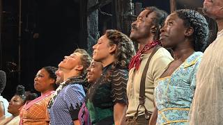 Ledisi, Luke James & the Wanted cast in the 10/24 matinee curtain call 