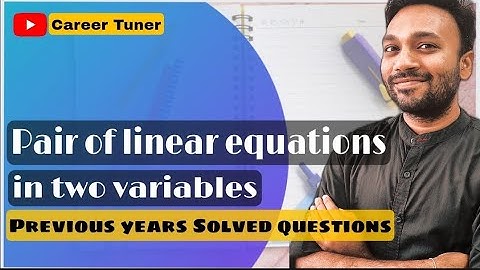 POLYCET Entrance Exam | Pair of linear equations in two variables | previous years solved questions
